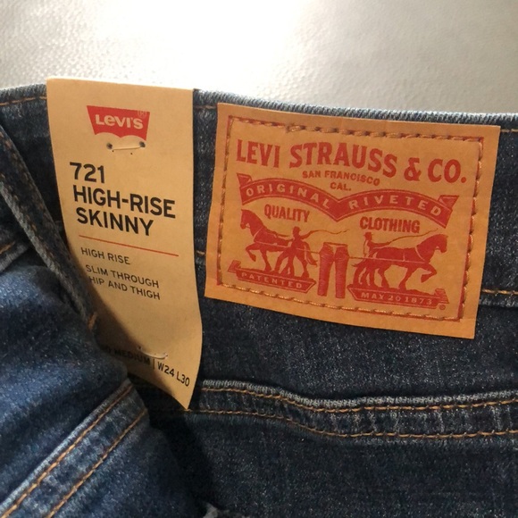 👖Levi’s 721 HIGH RISE SKINNY JEANS - Picture 12 of 16